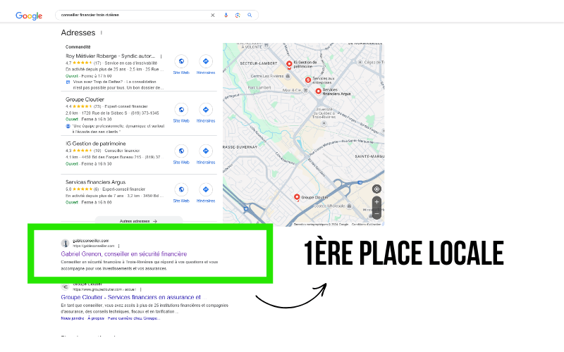 client_gableconseiller Réalisation site Web pour services financiers