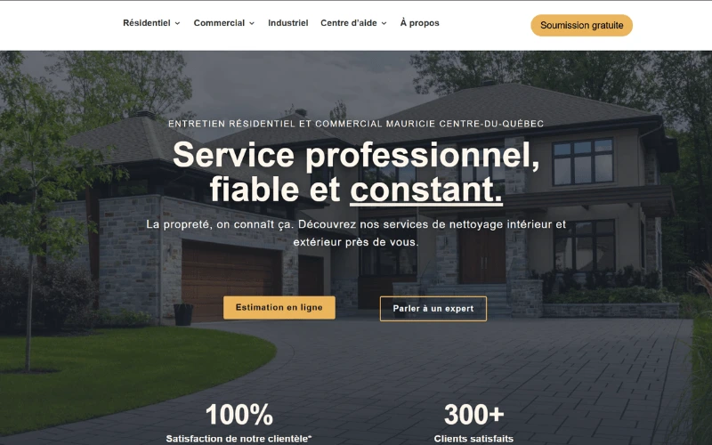 entretien gbm-min Réalisation site Web pour services financiers